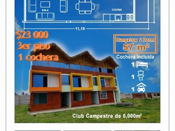 Excelente Oportunidad de Compra de Bungalows Dentro de Condominio Campestre