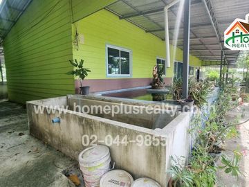 ที่ดินพร้อมบ้านเดี่ยวชั้นเดียวใกล้โรงเรียนวัดหนองตาบุญ สระบุรี เนื้อที่ 3 ไร่