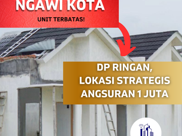 RUMAH SUBSIDI DAHAYU PERMATA NGAWI, DEKAT EXIT TOL NGAWI STRATEGIS ANSGURAN RINGAN 1 JUTA / BULAN
