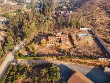 Hermosa casa en gran terreno, fundo El Rincón, Villa Alemana