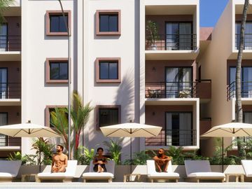 Departamento de 2 Recamaras en Cancún Sobre La Av Huayacan