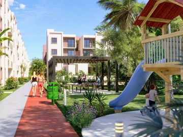 Departamento de 2 Recamaras en Cancún Sobre La Av Huayacan