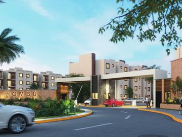 Departamento de 2 Recamaras en Cancún Sobre La Av Huayacan