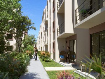 Departamento de 2 Recamaras en Cancún Sobre La Av Huayacan