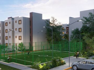 Departamento de 2 Recamaras en Cancún Sobre La Av Huayacan