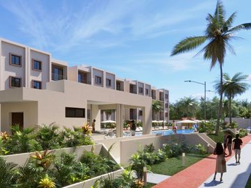 Departamento de 2 Recamaras en Cancún Sobre La Av Huayacan