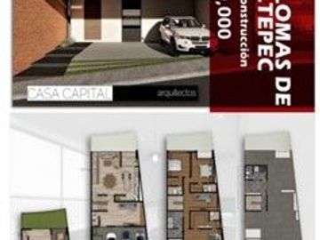 Espectacular casa en Lomas de Chapultepec, 4 recamaras y 4.5 baños.