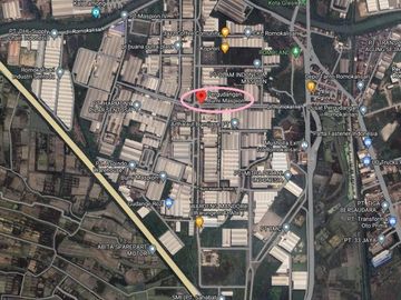 dijual tanah pergudangan bumi maspion, romokalisari dekat tol dan pelabuhan teluk lamong, sangat strategis, akses kontainer loss