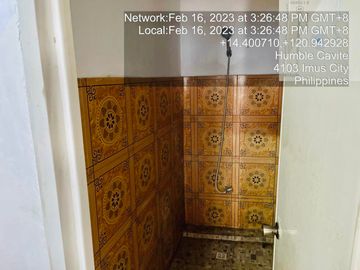 PRE-OWNED 102 SQM. 2-BEDROOM BUNGALOW / SINGLE-STOREY HOUSE AND LOT IN BRGY. ANABU 1-A, IMUS CITY, CAVITE NEAR CITYMALL ANABU -  SM HYPERMARKET IMUS -