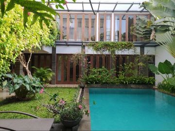 For Sale Balinese-Style House with Private Pool, at Kemang Barat - South Jakarta