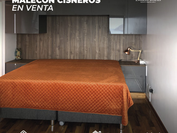 Bajo Precio Venta Duplex Amoblado frente al mar en Malecon Cisneros