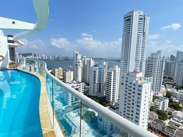 APARTAMENTO EN VENTA PARA ESTRENAR AMPLIO DE 140 METROS CUADRADOS BOCAGRANDE, CARTAGENA