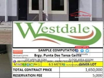 WESTDALE VILLAS PAG-IBIG Rent to Own House in Tanza Cavite