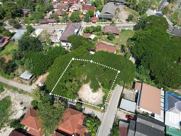 Property ID202LS Land for sale in Mae Rim 1-0-3 Rai near Nakornping Hospital.