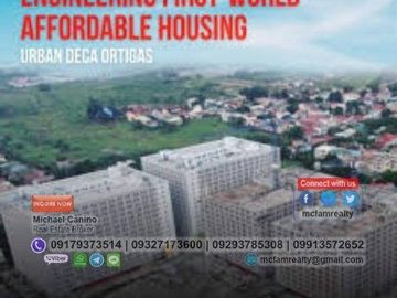 Condo For Sale Near Don Bosco Technical College Urban Deca Ortigas Rent to Own thru PAG-IBIG, Bank and In-house
