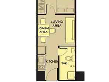 21.88 SqM 1BR Condo Unit for Sale, Pet Friendly, Victoria de Morato Tower B Quezon City