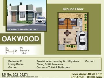 9k monthly bungalow type fully finished turn over no move in fee House and Lot in Sta.Maria Bulacan