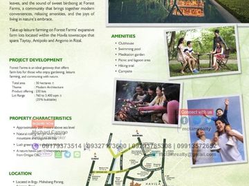 Forest Farm at Havila Angono Rizal
