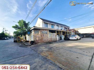 📢🏢 2-storey townhome, corner house, Pruksa Village 73, Economic Road, Samut Sakhon, ready to move in