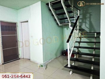 📢🏢 2-storey townhome, corner house, Pruksa Village 73, Economic Road, Samut Sakhon, ready to move in