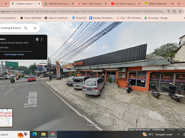 Disewakan Bangunan Komersil Jalan Bintaro Utama 1 Pesanggrahan Jakarta Selatan Siap Pakai Lokasi Ramai Sangat Strategis