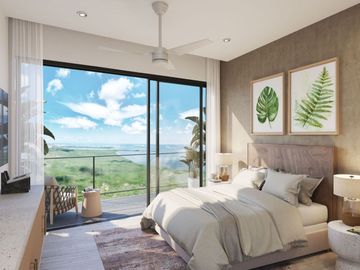 Condo con Cancha Multiusos, Futbol infantil, Alberca, pre-construcción,  Boulevard Colosio venta, Cancun.
