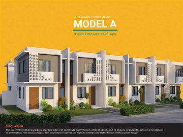 PRESELLING 2 bedrooms townhouse for sale in Casamira Danao Cebu