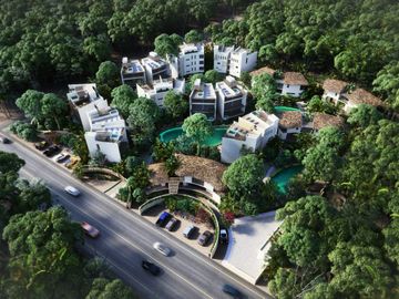 Departamentos de 2 habitaciones en venta en Tulum con alta rentabilidad para negocio