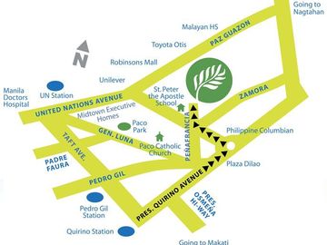 2 bedroom Peninsula Garden Midtown Homes 34sqm Rent to own Ready for occupancy Near Robinson Otis Robinson Manila Sm City Manila