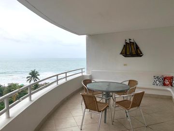 Venta departamento de lujo en la playa frente al mar en Casa Blanca