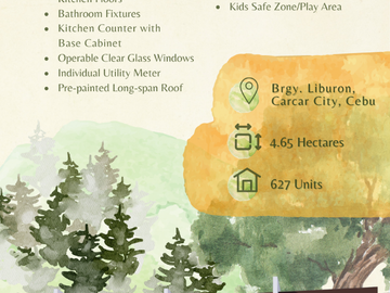 Most Affordable Housing Project In Carcar, Cebu – Starts @ 4,750 Monthly!- Forestview Homes