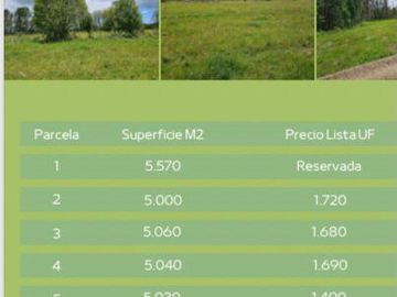LOTEO EXCLUSIVO AGUAS DE TRALCAO , VALDIVIA