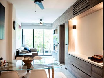 Penthouse con rooftop privado y area de asador amueblado, sistema Smart Home, en venta Tangolunda, Huatulco