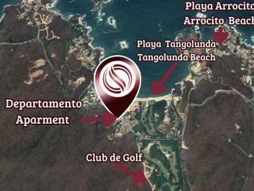 Penthouse con rooftop privado y area de asador amueblado, sistema Smart Home, en venta Tangolunda, Huatulco
