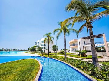 Venta de departamento para fin de semana en Morelos planta baja frente a Laguna