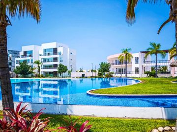 Venta de departamento para fin de semana en Morelos planta baja frente a Laguna