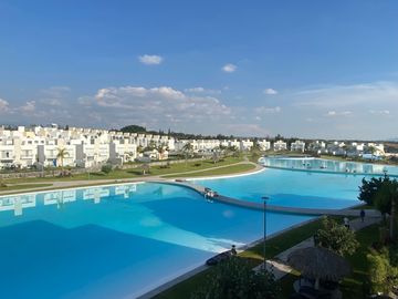 Venta de departamento para fin de semana en Morelos planta baja frente a Laguna