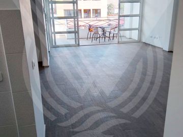 CUARTO PISO: DE ESTRENO Y LINDOS ACABADOS. SE VENDE DEPARTAMENTO EN LOS OLIVOS CON TERRAZA