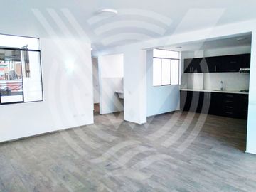 CUARTO PISO: DE ESTRENO Y LINDOS ACABADOS. SE VENDE DEPARTAMENTO EN LOS OLIVOS CON TERRAZA