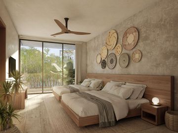 Departamentos en venta de 1 habitación en Tulum con alta rentabilidad