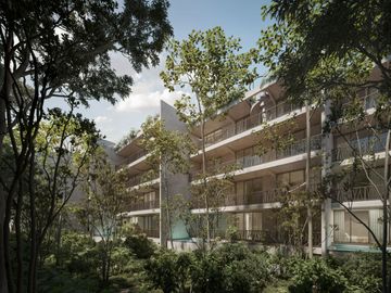 Departamentos en venta de 1 habitación en Tulum con alta rentabilidad