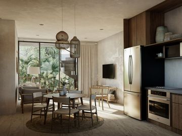 Departamentos en venta de 1 habitación en Tulum con alta rentabilidad