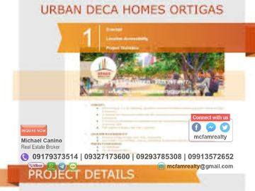 Condo For Sale Near The Medical City Urban Deca Ortigas Rent to Own thru PAG-IBIG, Bank and In-house