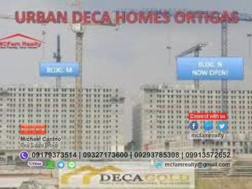 Condo For Sale Near The Medical City Urban Deca Ortigas Rent to Own thru PAG-IBIG, Bank and In-house