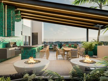 EN PREVENTA HERMOSOS Y AMPLIOS DEPARTAMENTOS A 5 MIN. DE GALERÍAS SERDAN Y CLUB DE GOLF LAS FUENTES.
