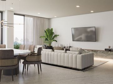 EN PREVENTA HERMOSOS Y AMPLIOS DEPARTAMENTOS A 5 MIN. DE GALERÍAS SERDAN Y CLUB DE GOLF LAS FUENTES.