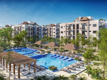 Departamento en Venta de 2 recámaras en Puerto Morelos