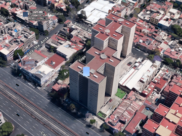 DEPARTAMENTO VENTA CESION CALZADA DE TLALPAN 550 MODERNA B.J -DF.  -MP