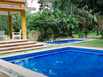 4-Hectare Beautiful Tuscan Resort Farm and Vacation Home with Swimming Pool For Sale in Tanauan, Batangas
