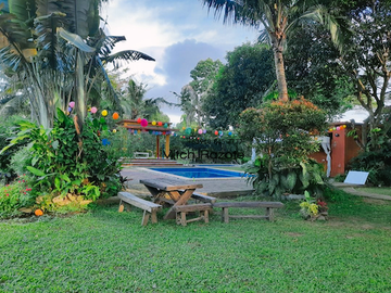 4-Hectare Beautiful Tuscan Resort Farm and Vacation Home with Swimming Pool For Sale in Tanauan, Batangas